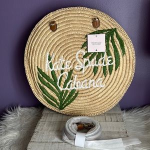 Nwt kate spade cabana straw medium tote
